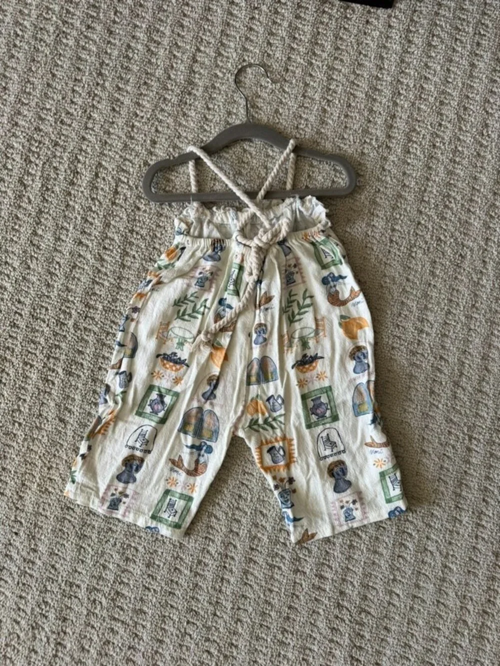 Noni The Label Ric Rac Rope Jumpsuit - Paros size 2yr - Picture 2 of 3
